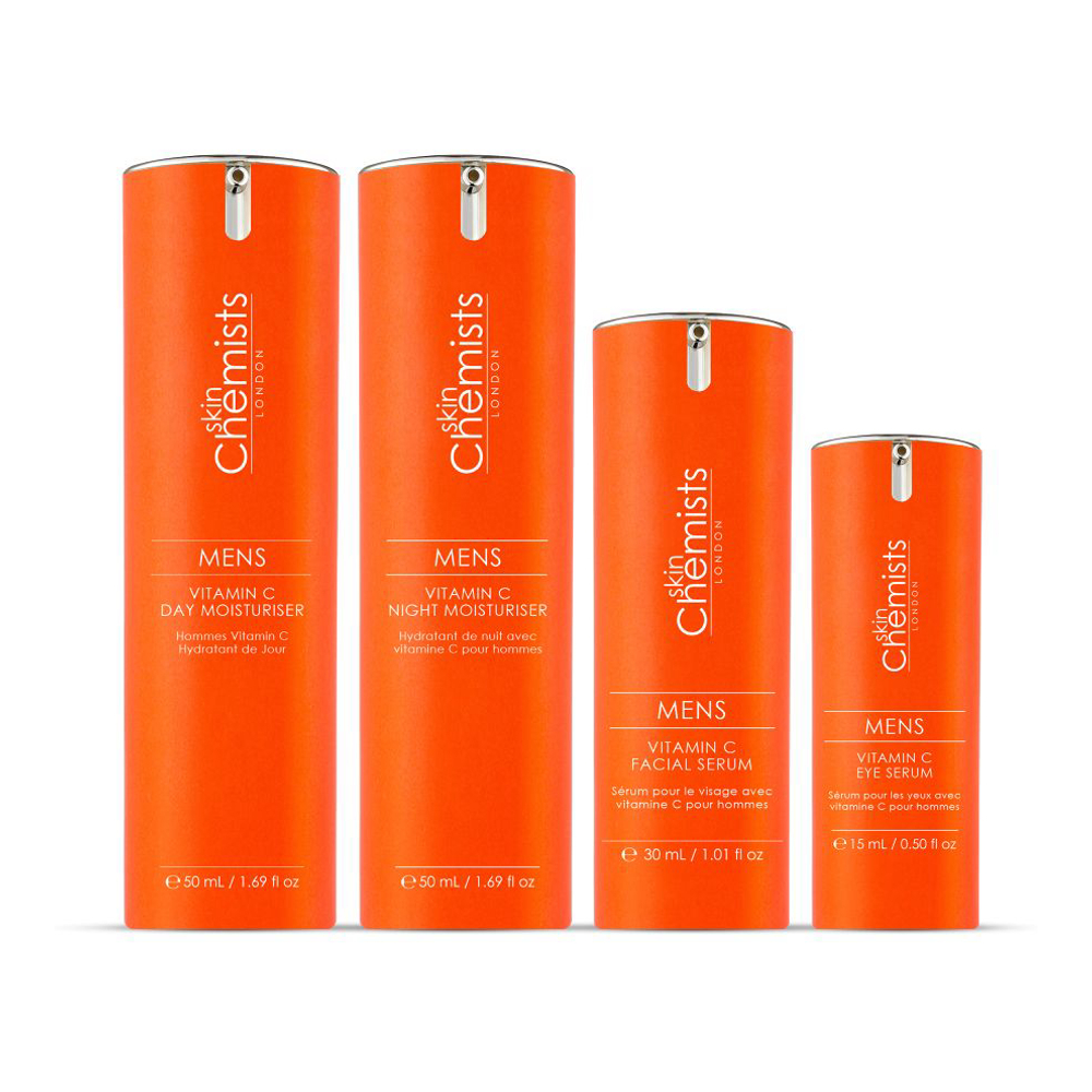 'Vitamin C Men's Preventative Routine' SkinCare Set - 4 Pieces