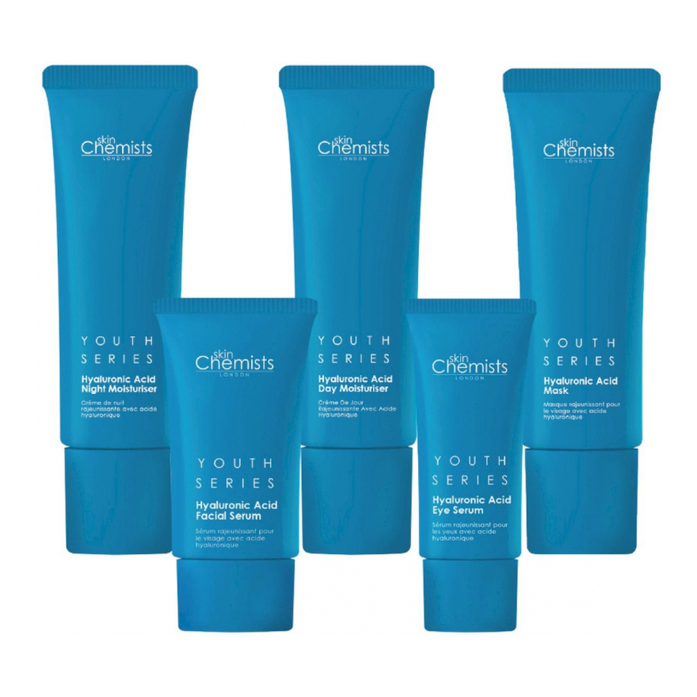 Coffret de soins de la peau 'Youth Series Hyaluronic Acid Routine' - 5 Pièces