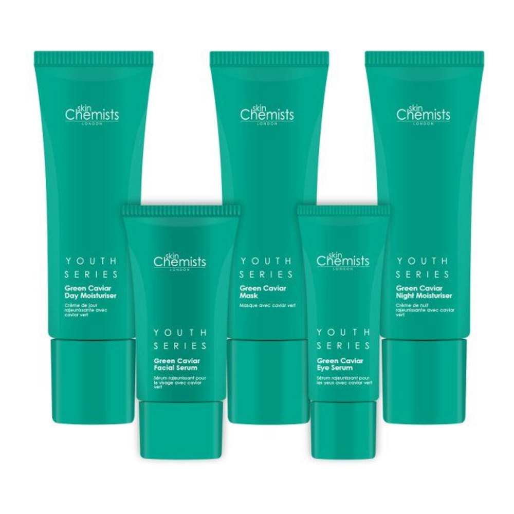 Coffret de soins de la peau 'Youth Series Green Caviar Routine' - 5 Pièces
