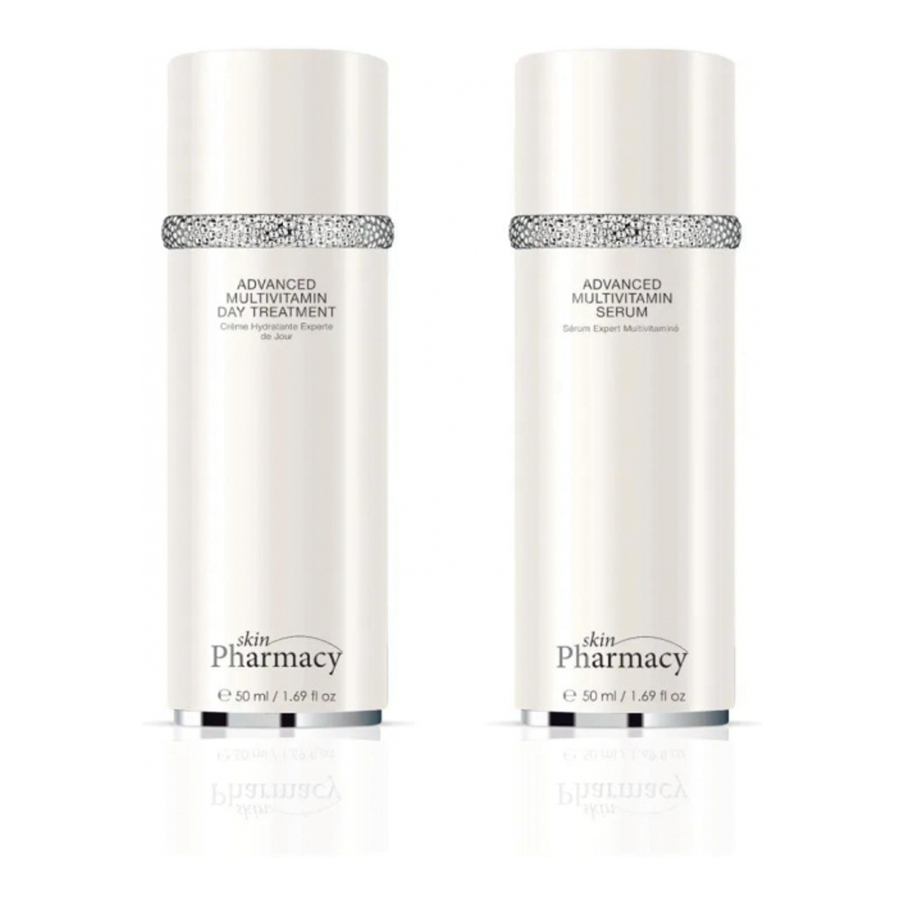 Coffret de soins de la peau 'Multi-Vitamin Serum + Day Treatment' - 50 ml, 2 Pièces