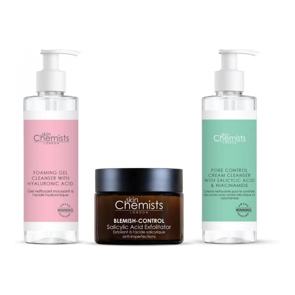 Coffret de soins de la peau 'Acne & Blemish Control' - 3 Pièces