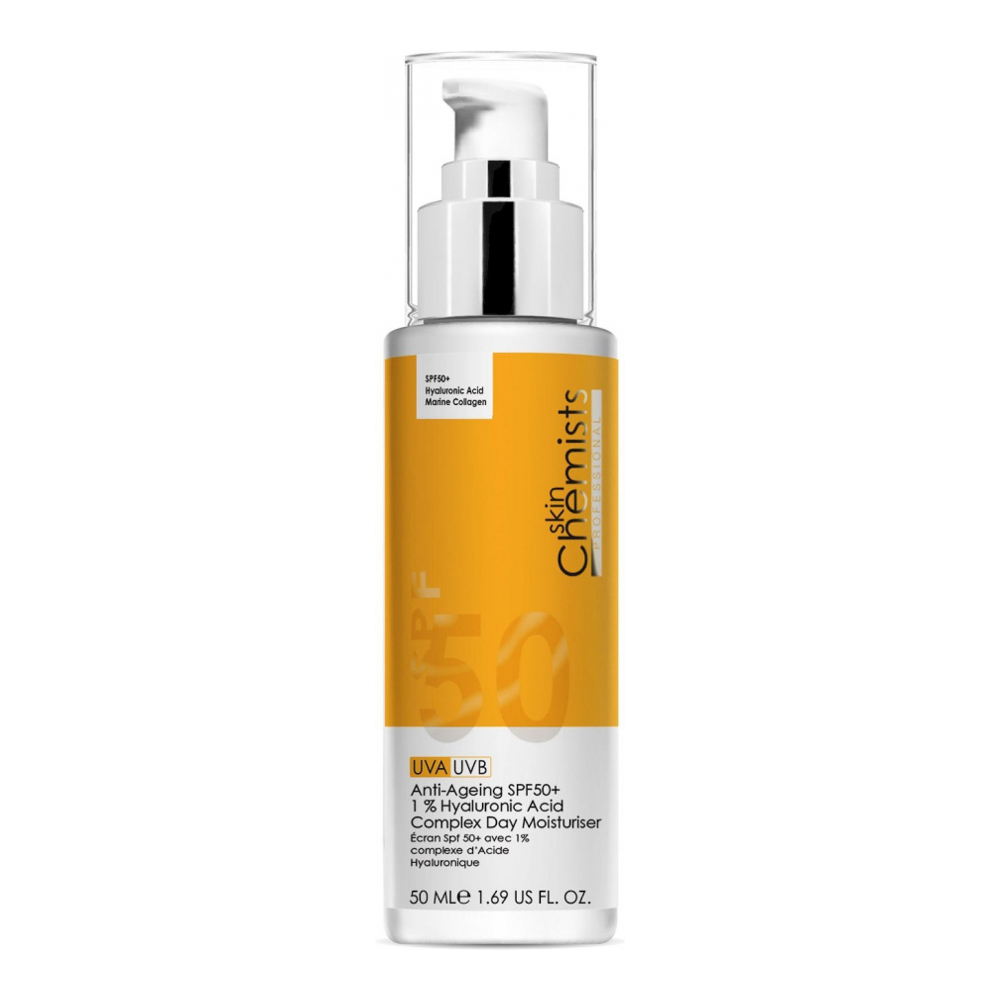 Hydratant de jour 'Anti-Ageing Spf50 1 % Hyaluronic Acid' - 50 ml
