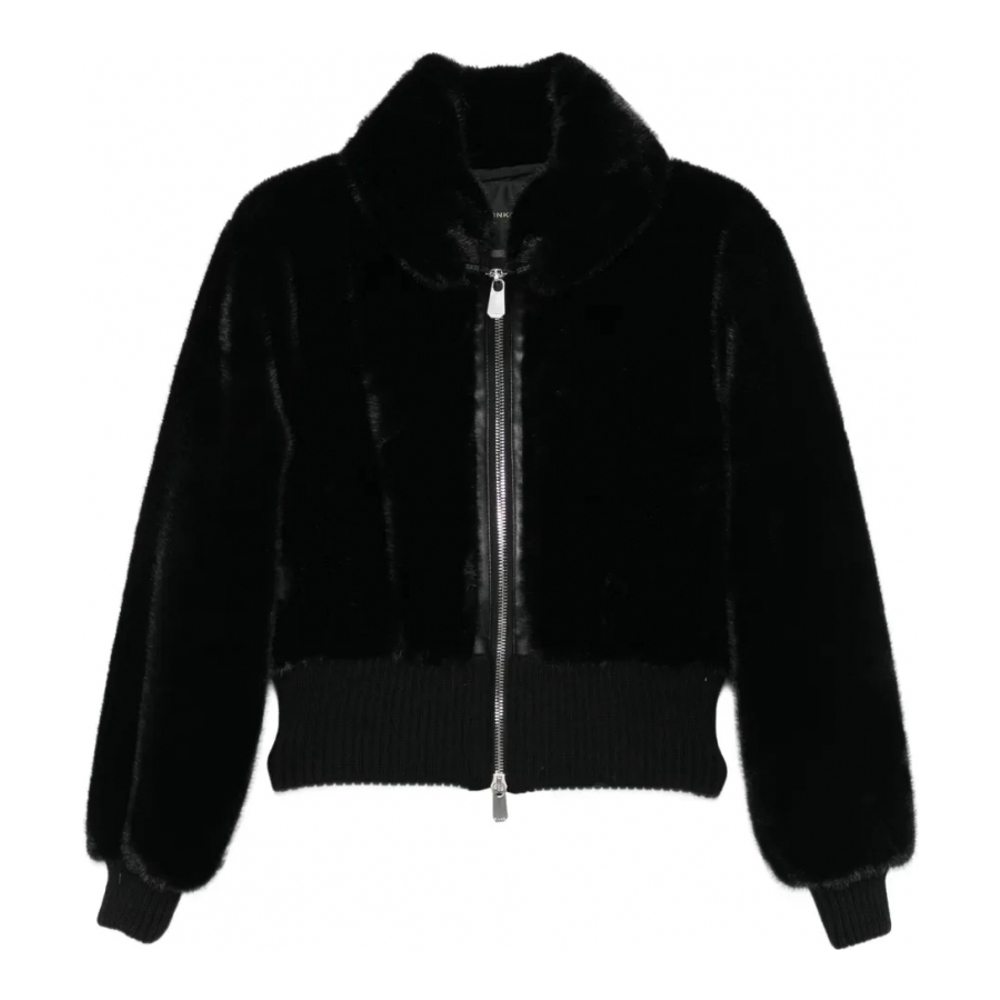 Veste 'Ribbed Zip-Front' pour Femmes