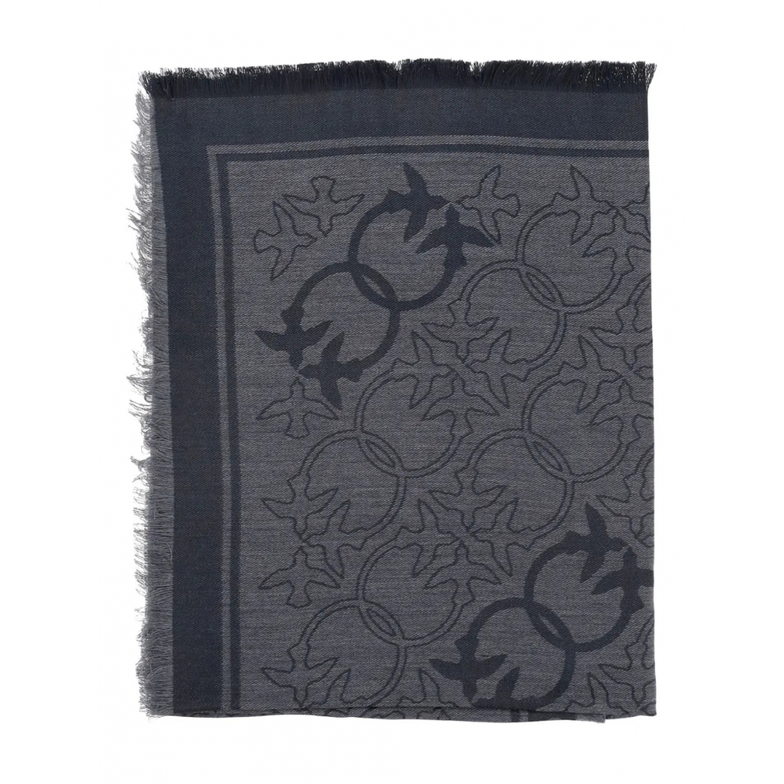 'Birds-Pattern Fringed-Edges' Halstuch für Damen