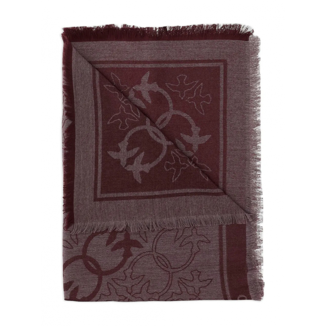 Foulard 'Love-Birds Fringed' pour Femmes