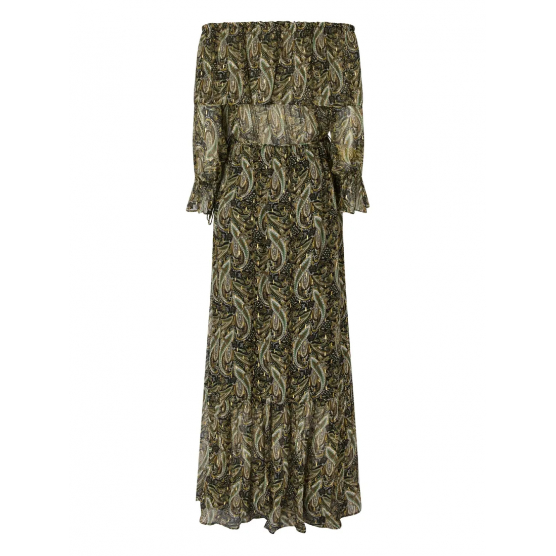 Robe à épaules dénudées 'Paisley-Print Off-Shoulder' pour Femmes