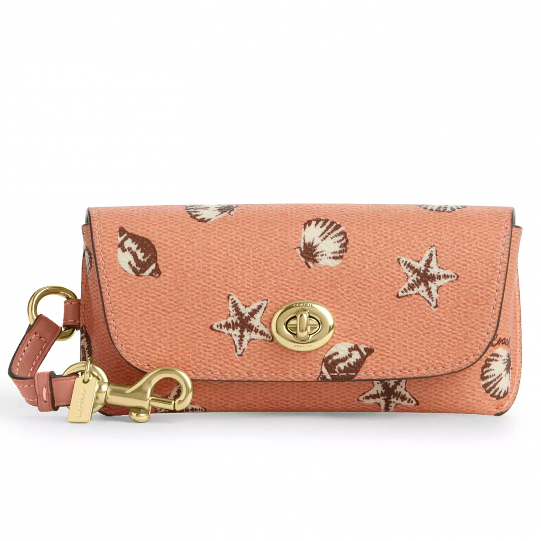 Women's 'With Shell Print' Sunglasses Case