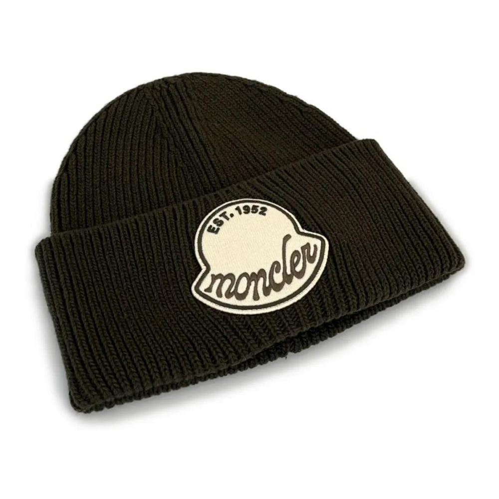Bonnet 'Logo-Patch Ribbed' pour Hommes