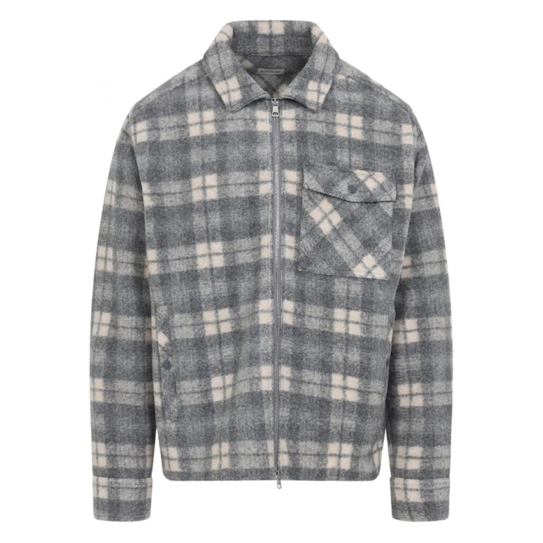 Veste 'Checked-Print Zip-Up' pour Hommes