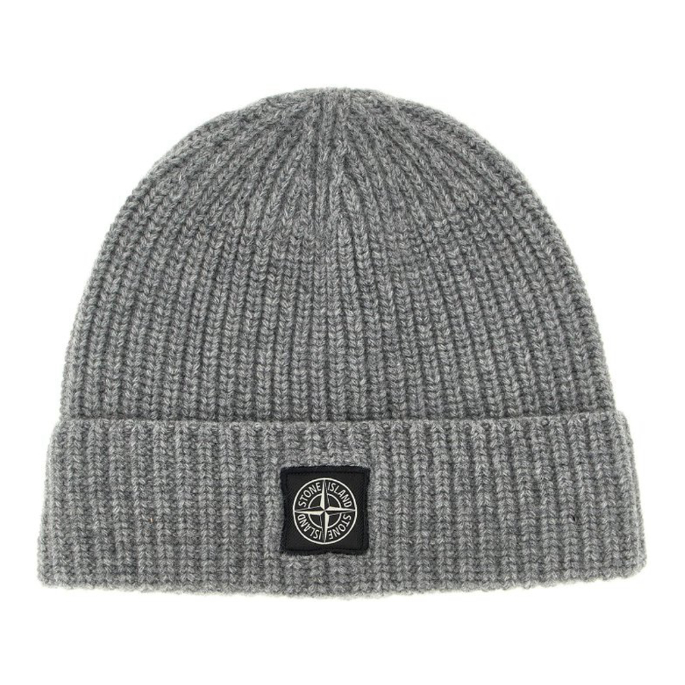 Bonnet 'Logo Patch Ribbed' pour Hommes