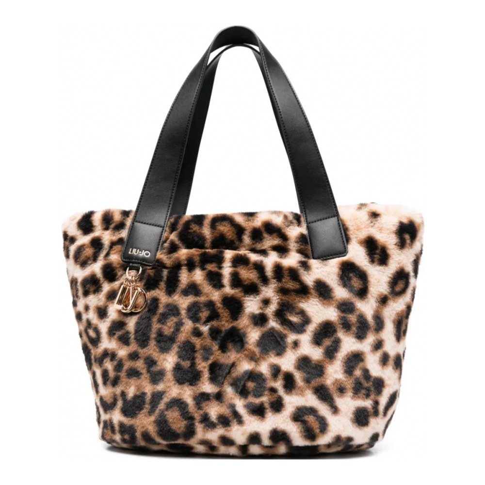 Sac Cabas 'Leopard-Print Top-Handle' pour Femmes