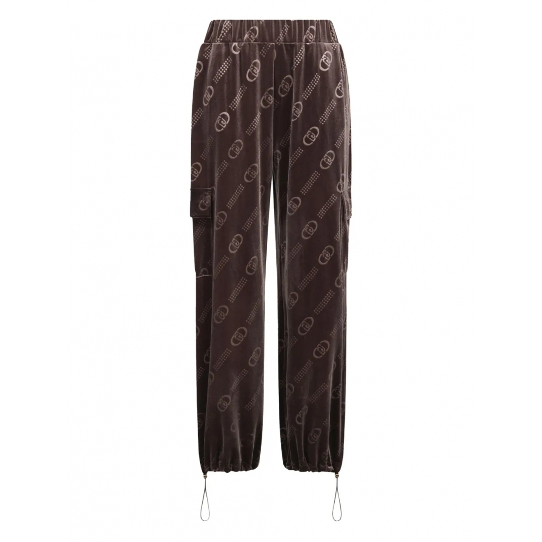 Pantalon 'Logo-Pattern Elastic-Cuff' pour Femmes