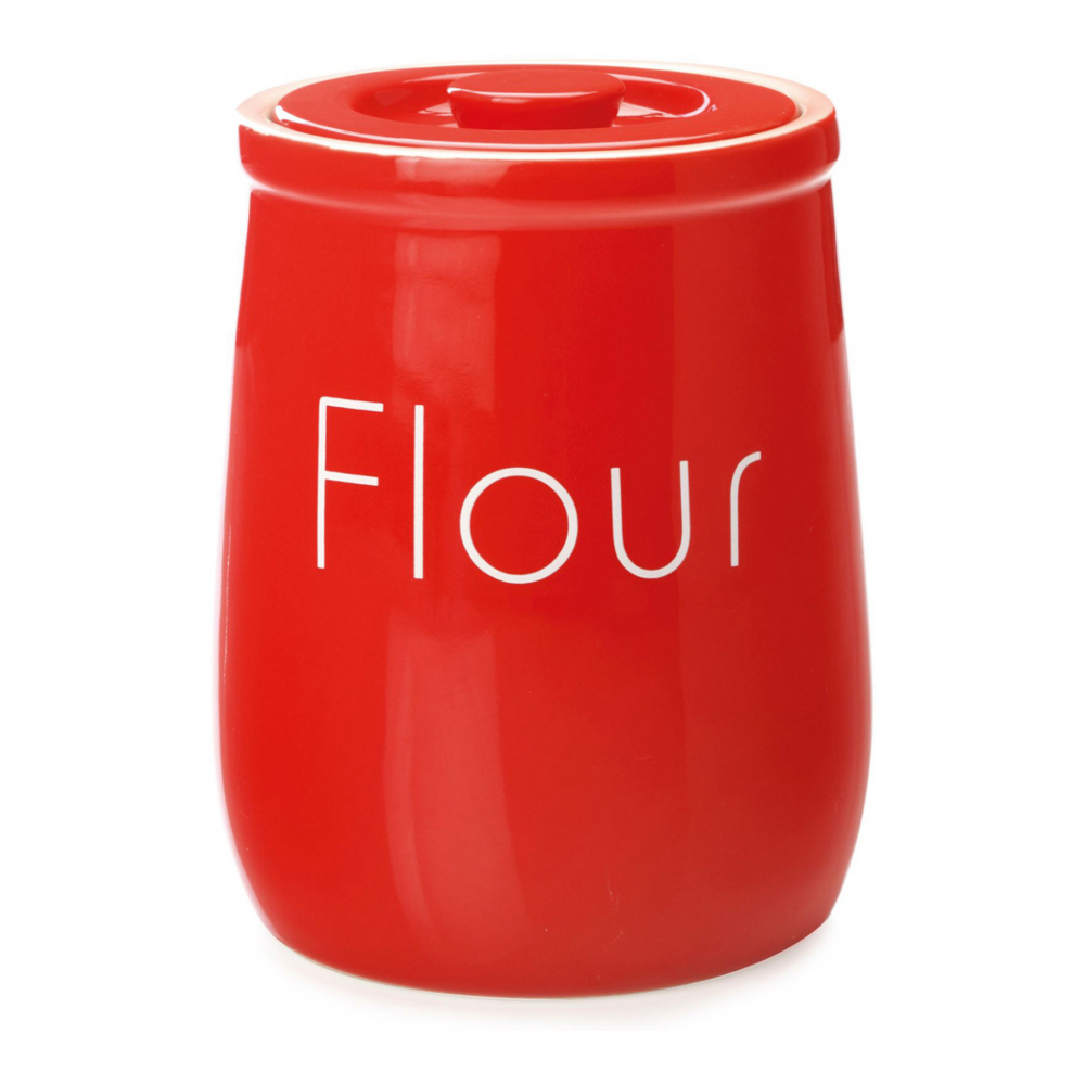 Pot de farine 1L rouge - CDM