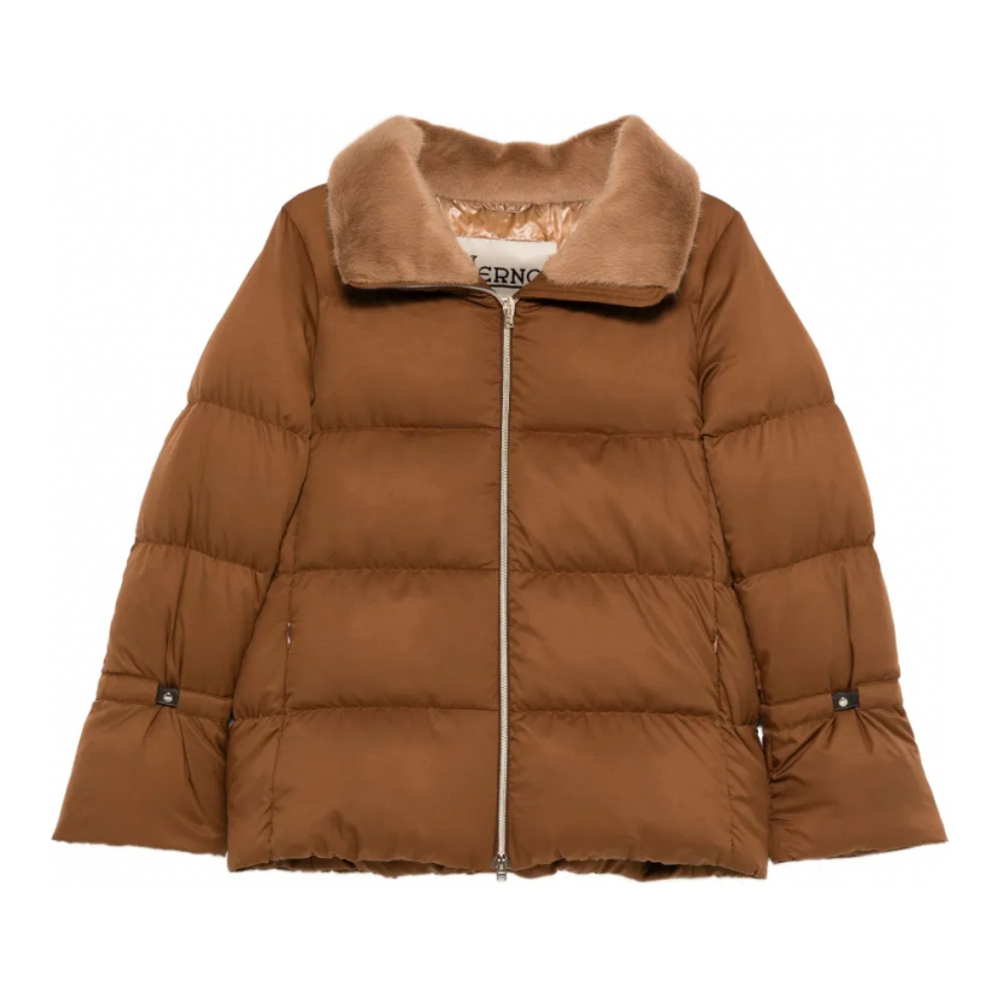 Veste matelassée 'Fur-Trimmed' pour Femmes