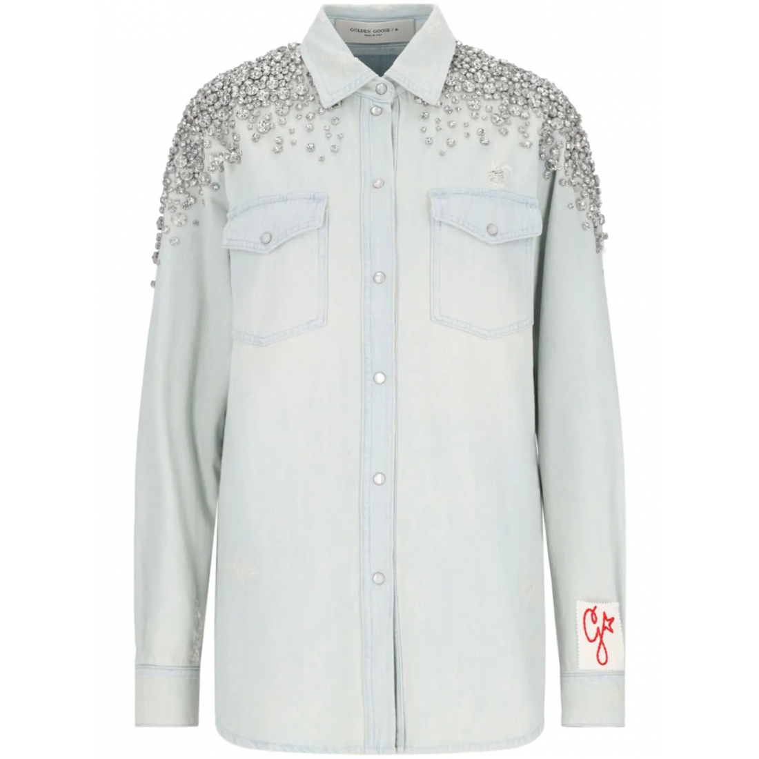 Chemise 'Crystal-Embellished' pour Femmes