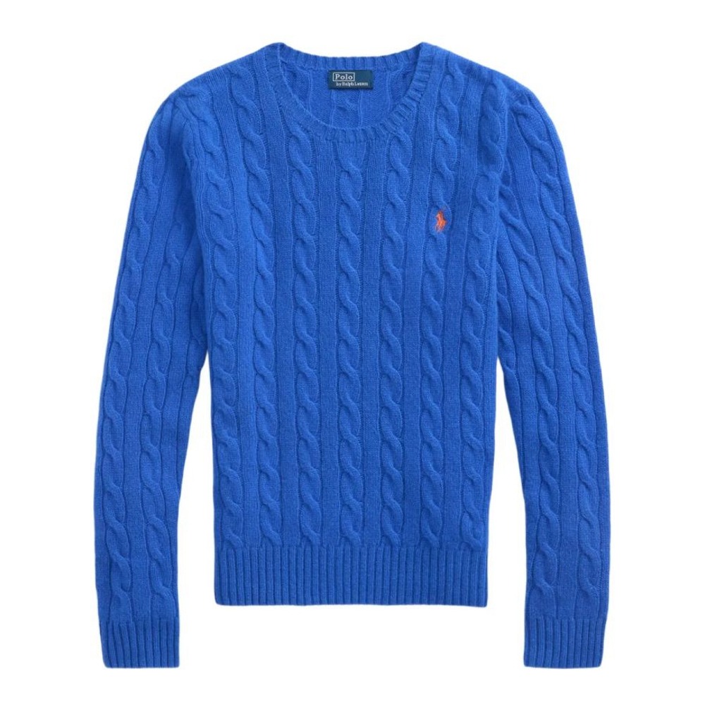 Pull en cachemire 'Cable-Knit' pour Femmes