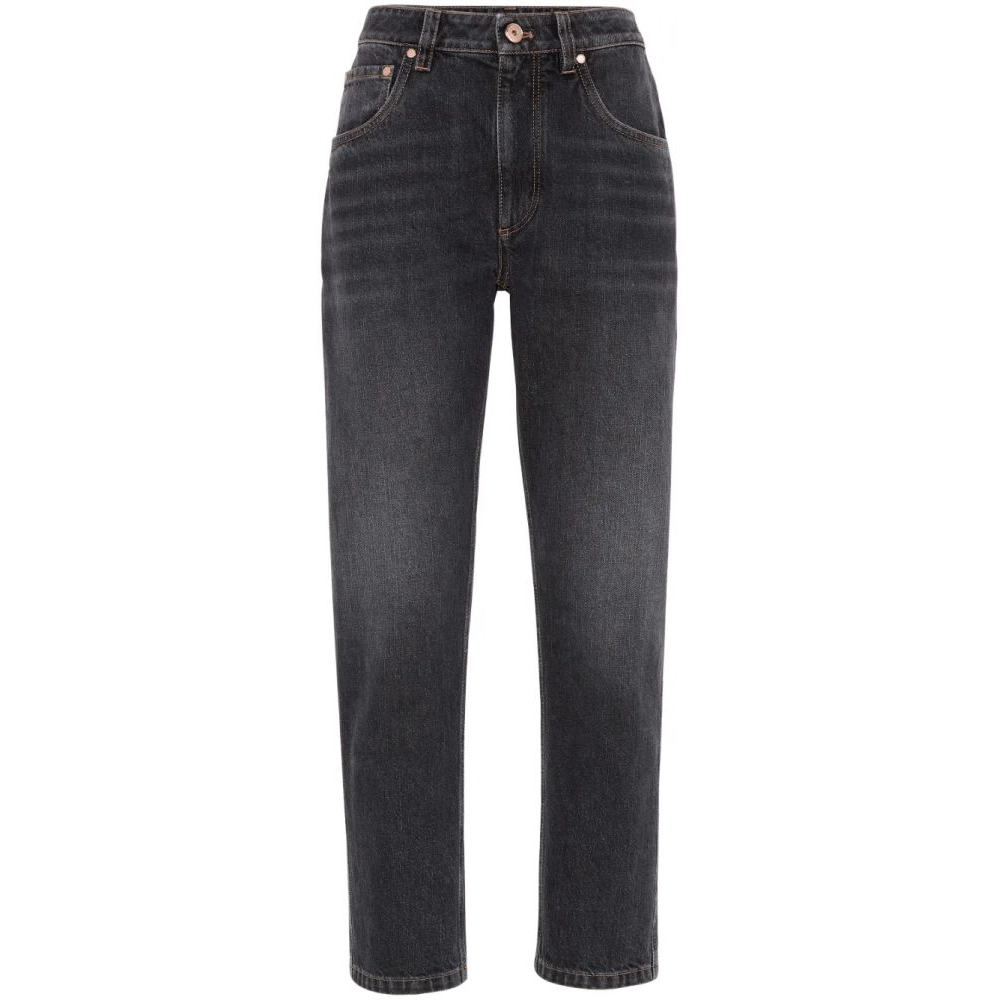 Jeans coupe courte 'Straight-Leg' pour Femmes