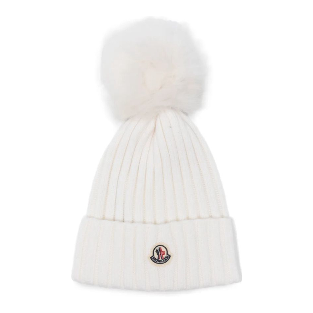 Bonnet 'Ribbed Pom-Pom' pour Femmes
