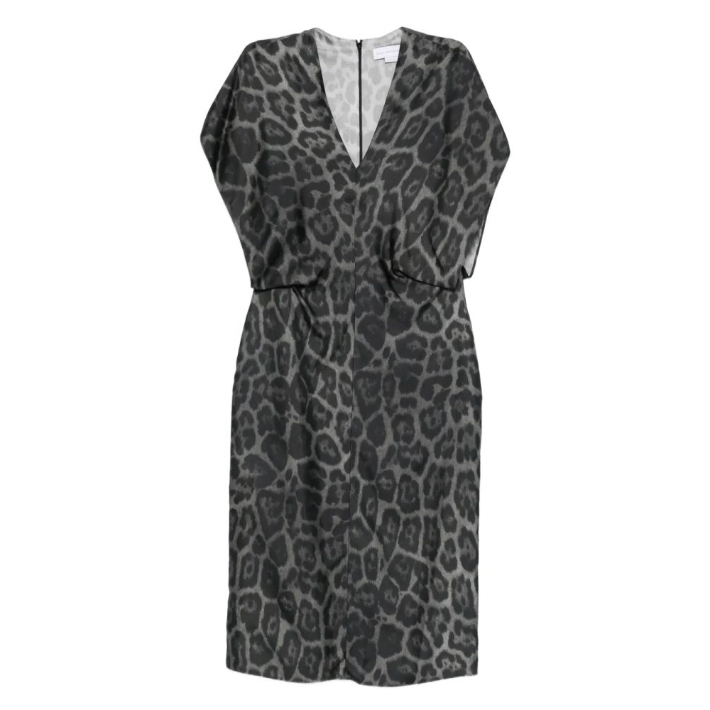 Robe Midi 'V-Neck' pour Femmes