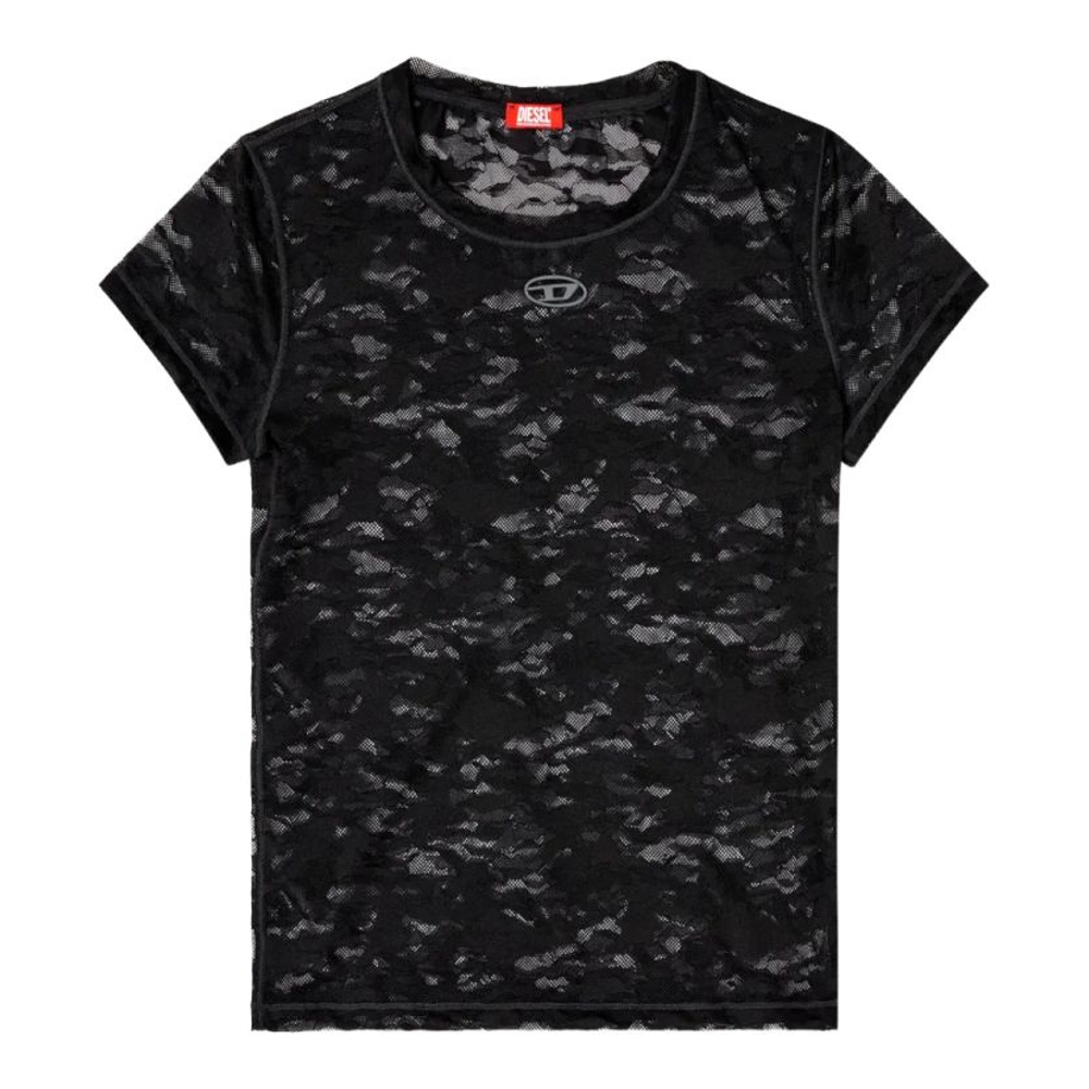 T-shirt 'Lace-Embroidered' pour Femmes