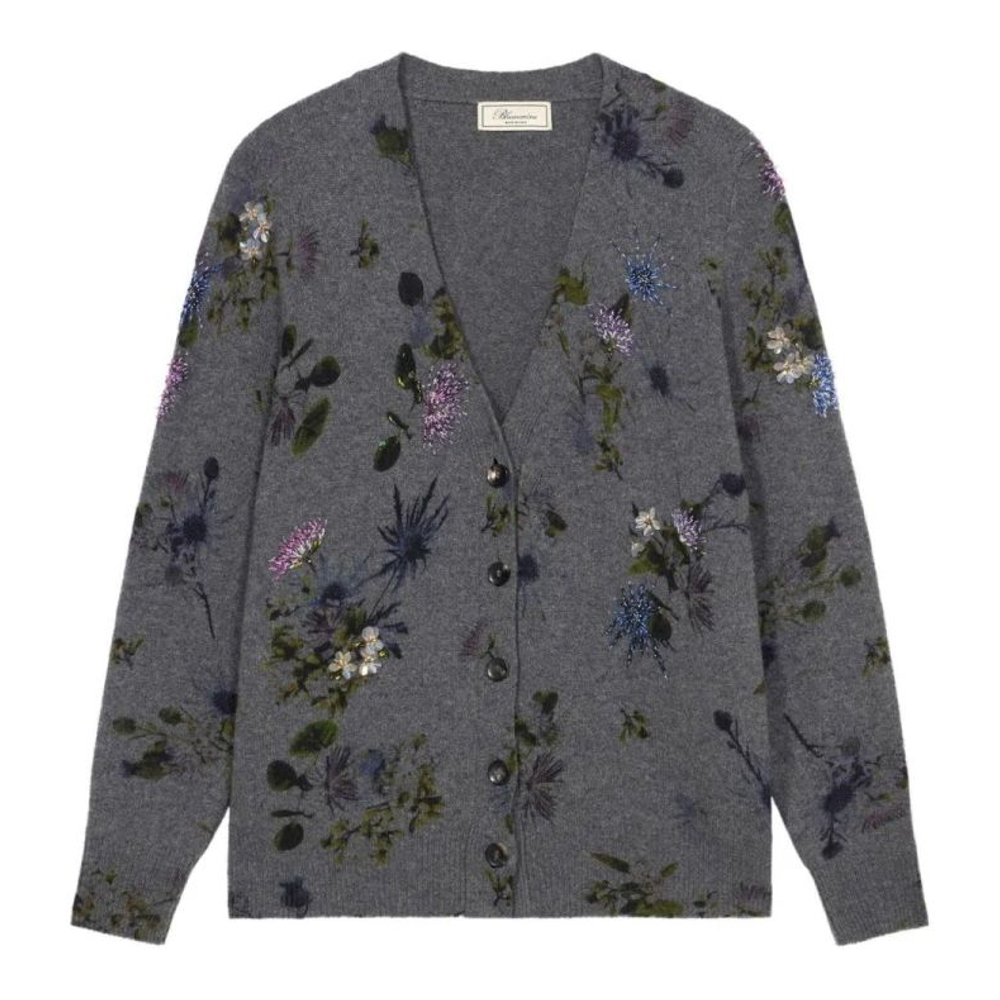 Women's 'Printed Knit' Cardigan