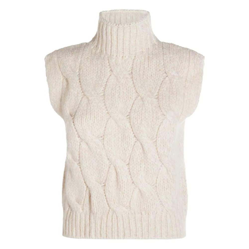 'Cable-Knit' Weste für Damen