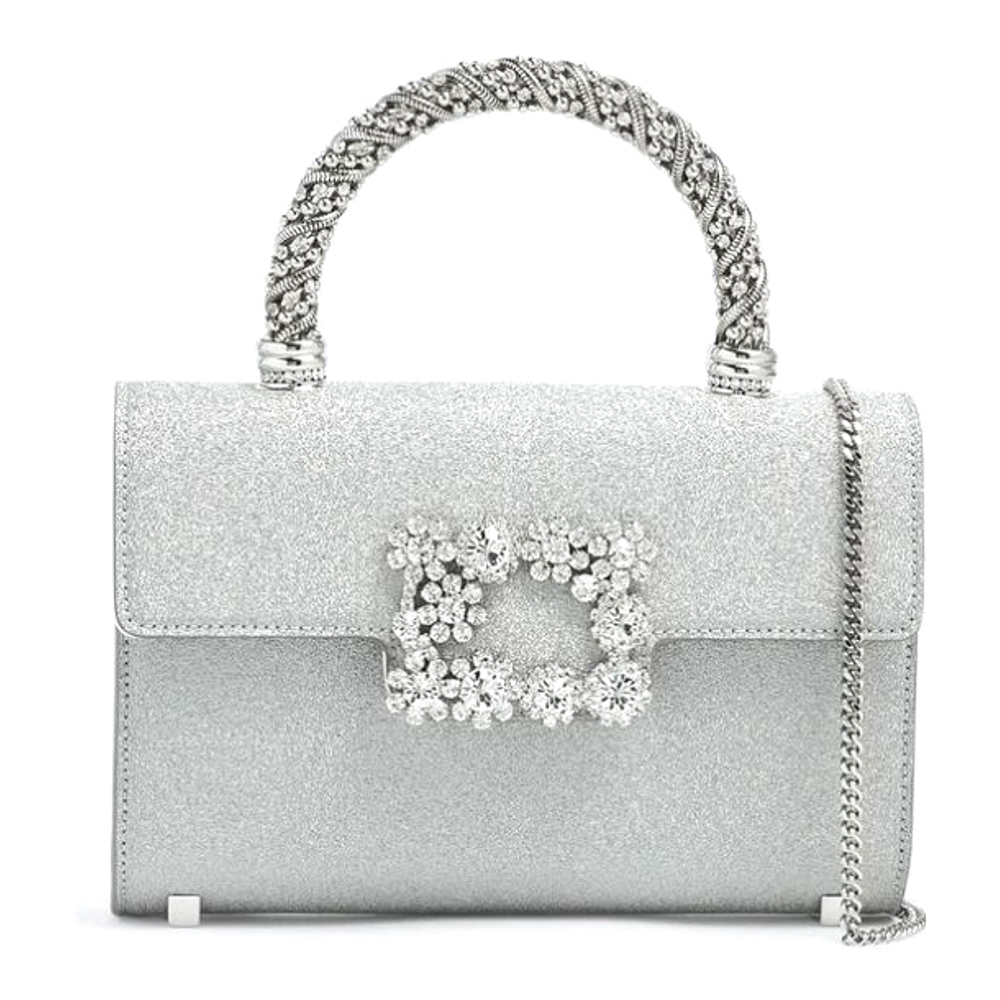 Sac à main 'Flower Strass Buckle Mini' pour Femmes