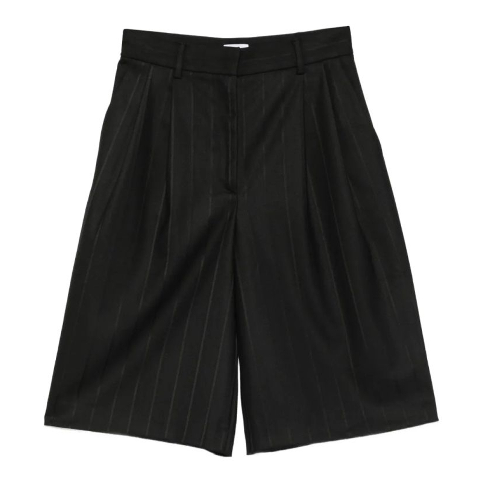 Women's 'Xiana Pleated Pinstripe' Shorts