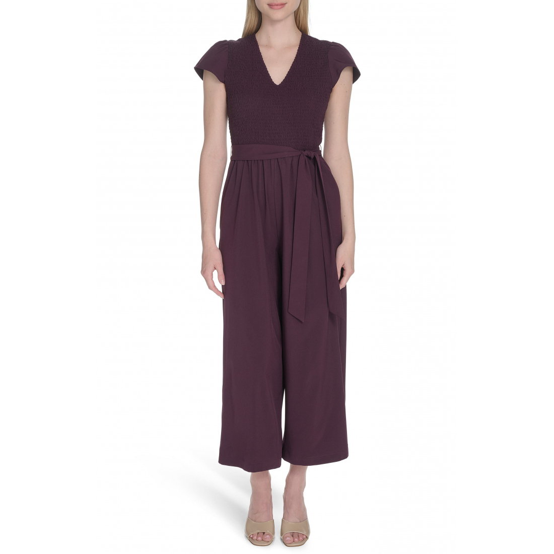 Combinaison  'Smocked Wide Leg' pour Femmes