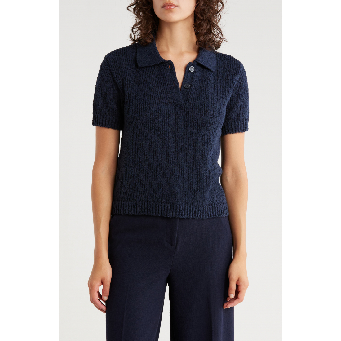 Polo 'Open Stitch' pour Femmes