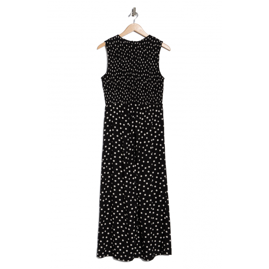 Womens Polka Dot Smocked Jumpsuit: Calvin Klein MyPrivateBoutique