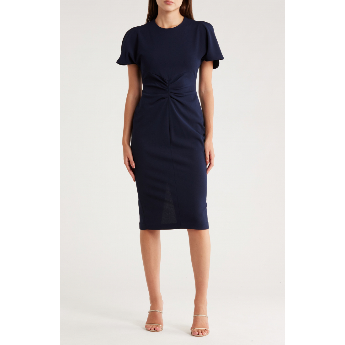 Robe fourreau 'Ruched Front' pour Femmes