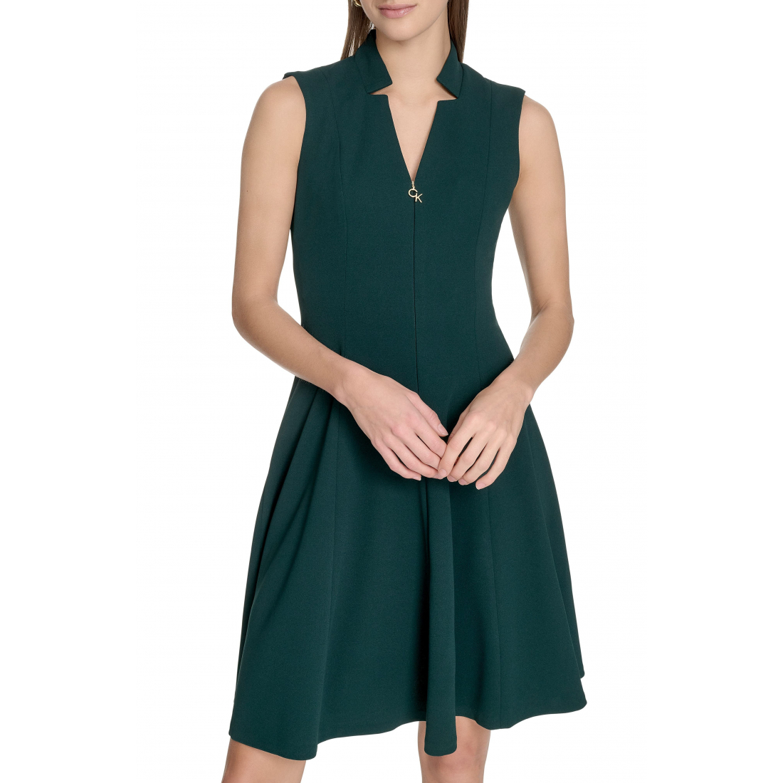 Robe A-line 'Zip Front' pour Femmes