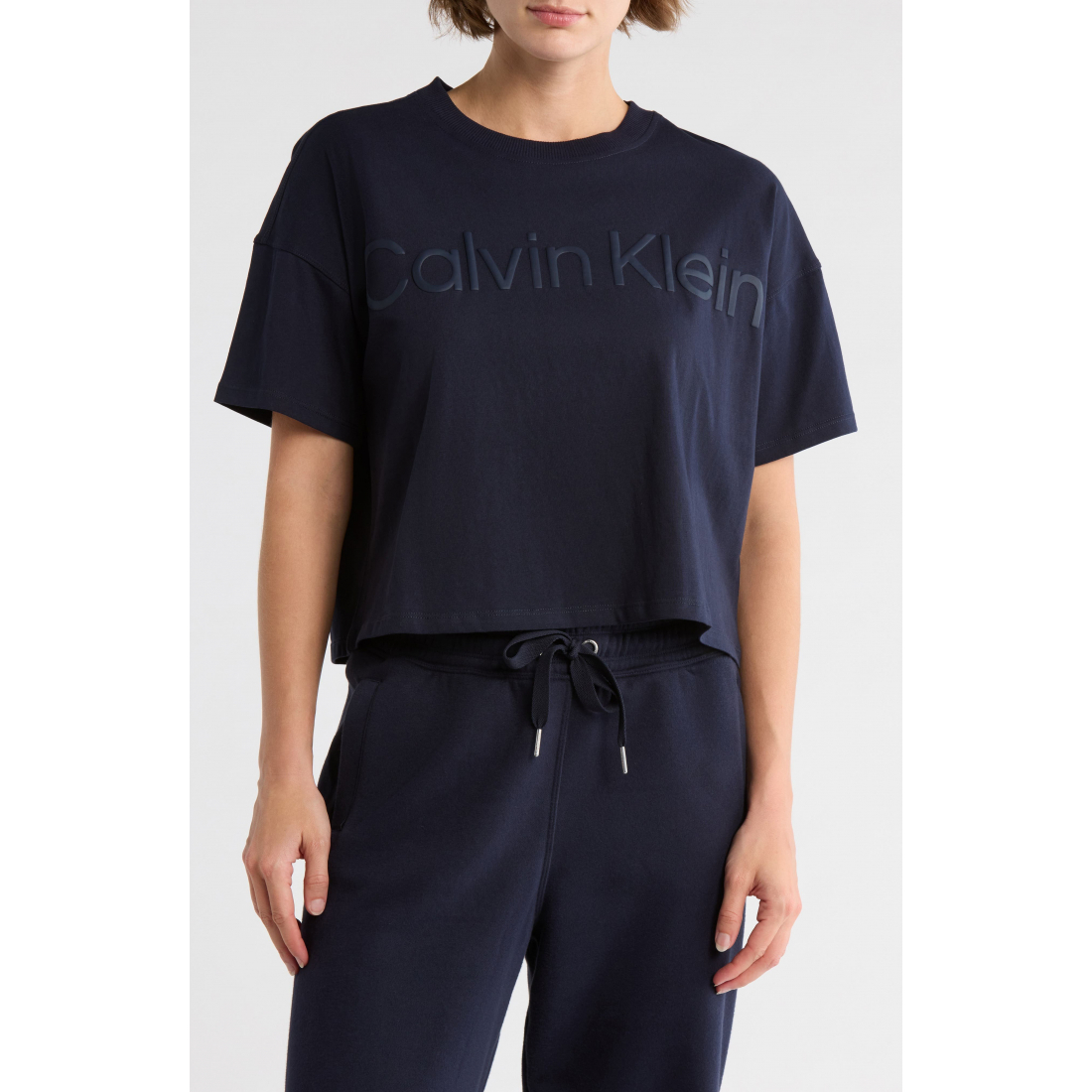 T-shirt 'Puff Print Logo' pour Femmes