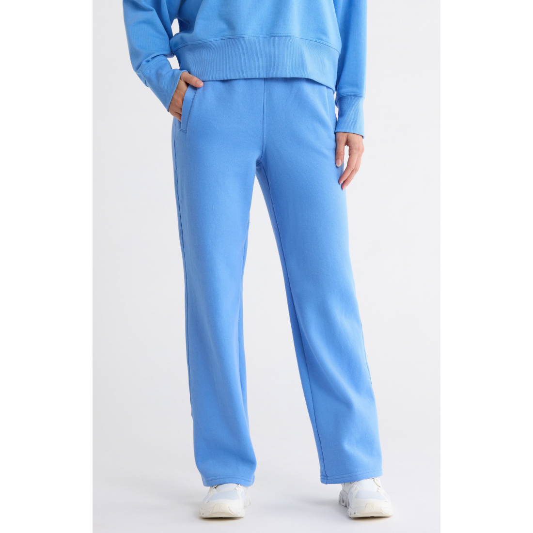 Jogging 'High Waist Relaxed Straight Leg' pour Femmes