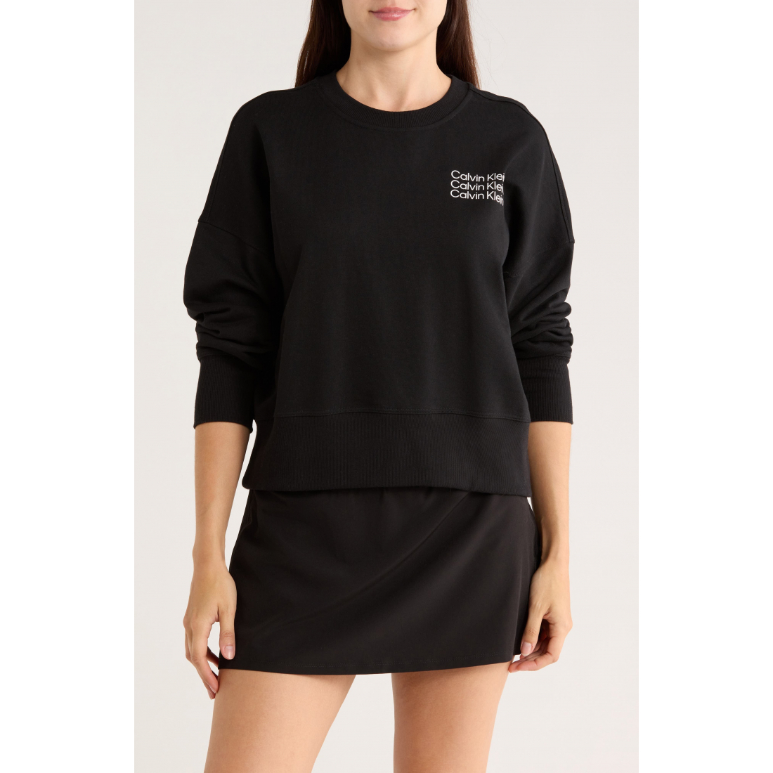 Sweatshirt 'Triple Logo' pour Femmes