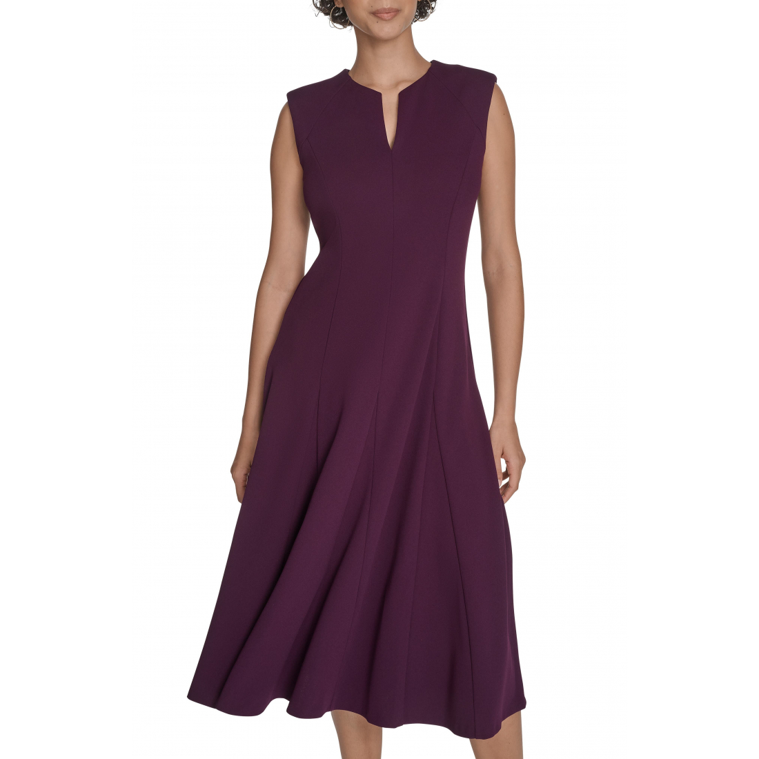 Women's 'Sleeveless A-Line' Midi Dress