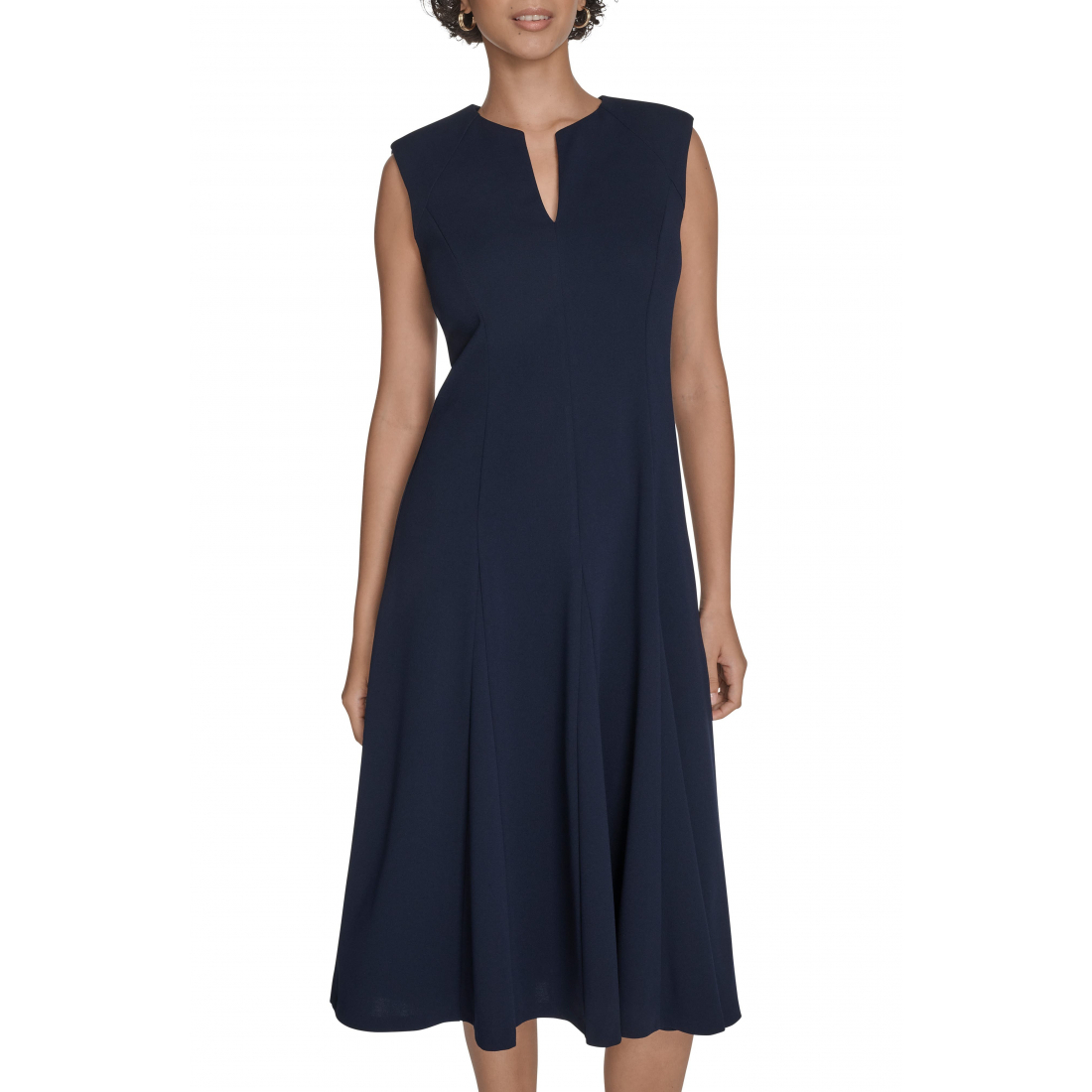 Robe Midi 'Sleeveless A-Line' pour Femmes