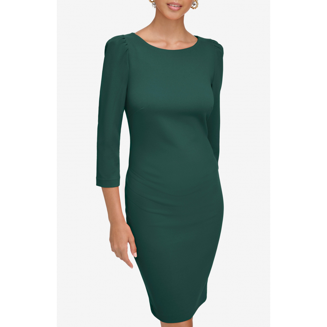 Robe fourreau 'Scuba Crepe Three-Quarter Sleeve' pour Femmes