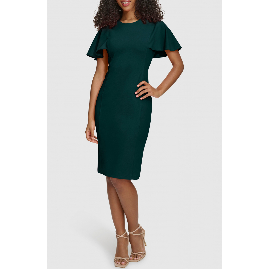 Robe fourreau 'Flutter Sleeve' pour Femmes