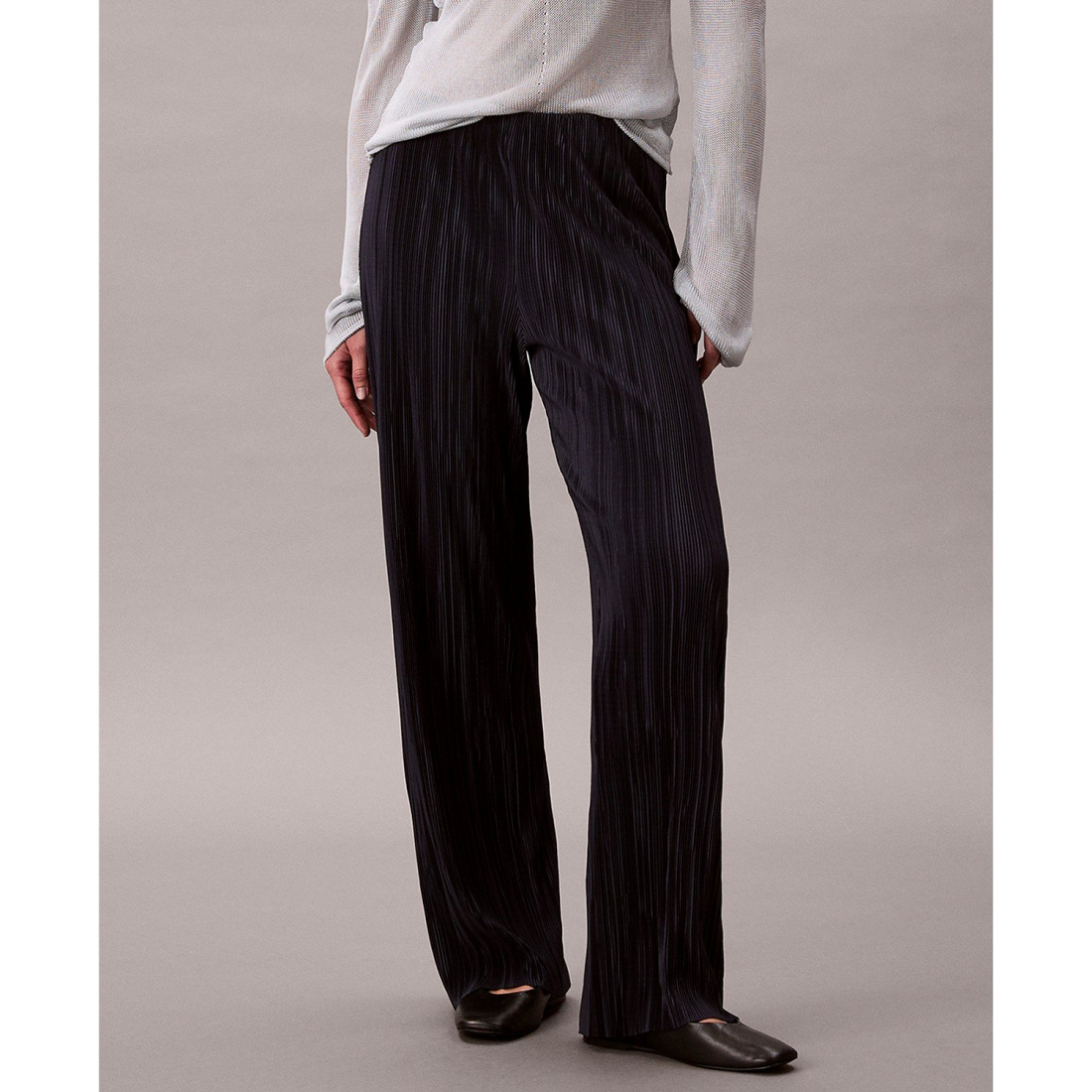 Pantalon 'Plissé Pull-On Wide-Leg' pour Femmes