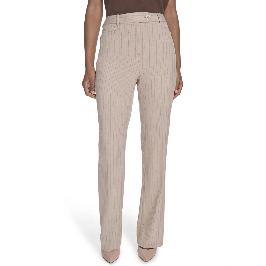 Pantalon 'Pinstriped Modern-Fit' pour Femmes