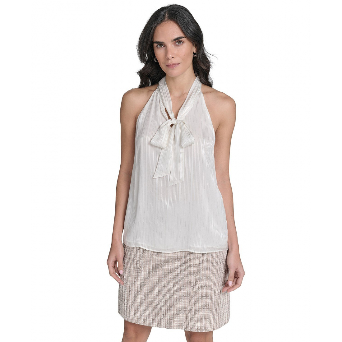 Blouse sans manches 'Tie-Neck' pour Femmes
