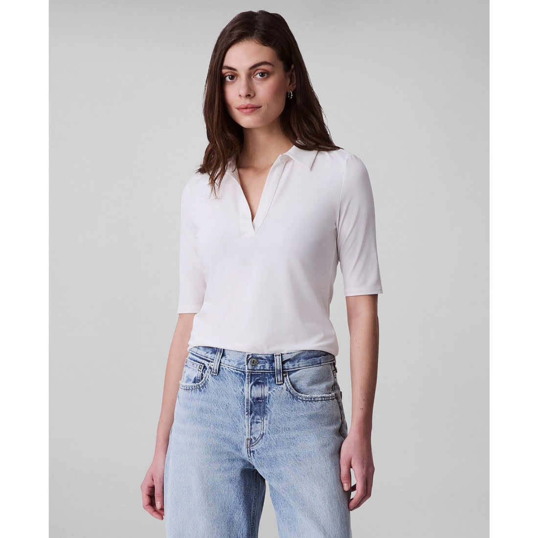 Polo 'Crepe Jersey' pour Femmes