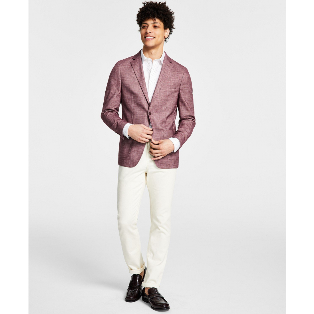 Manteau 'Solid Slim-Fit Soft Sport' pour Hommes