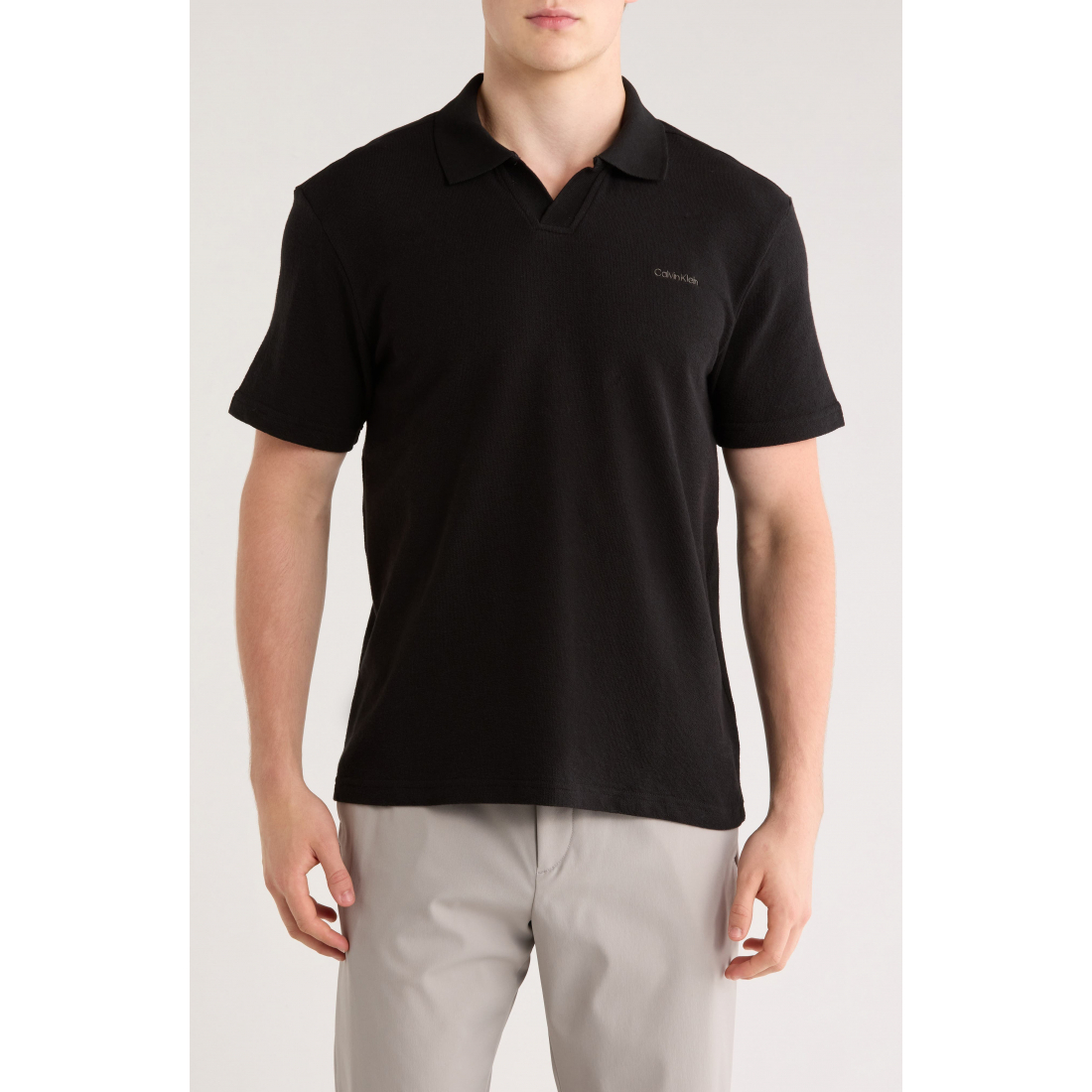 Polo 'Johnny Collar Crepe Jersey' pour Hommes
