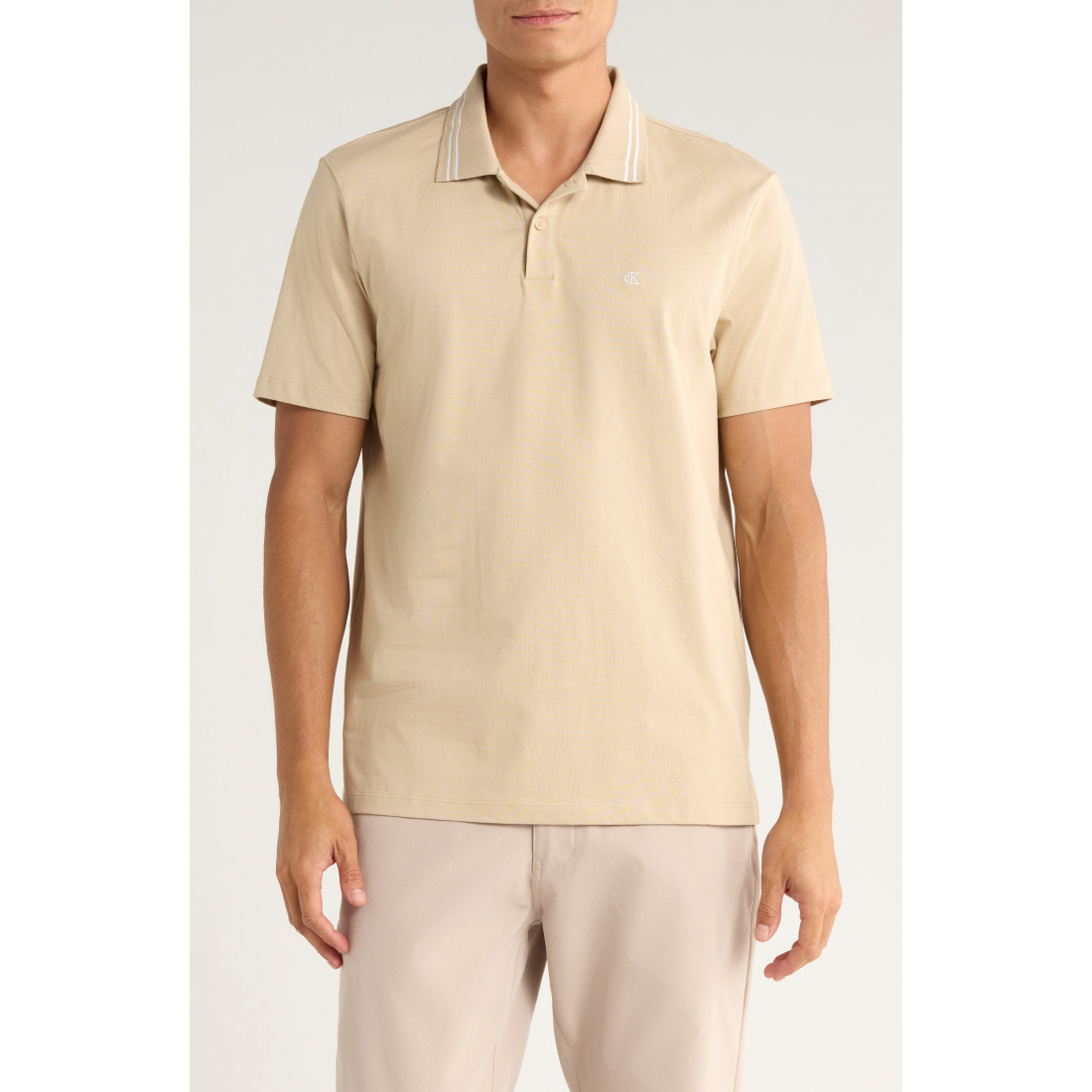 Men's 'Tipped Knit' Polo Shirt