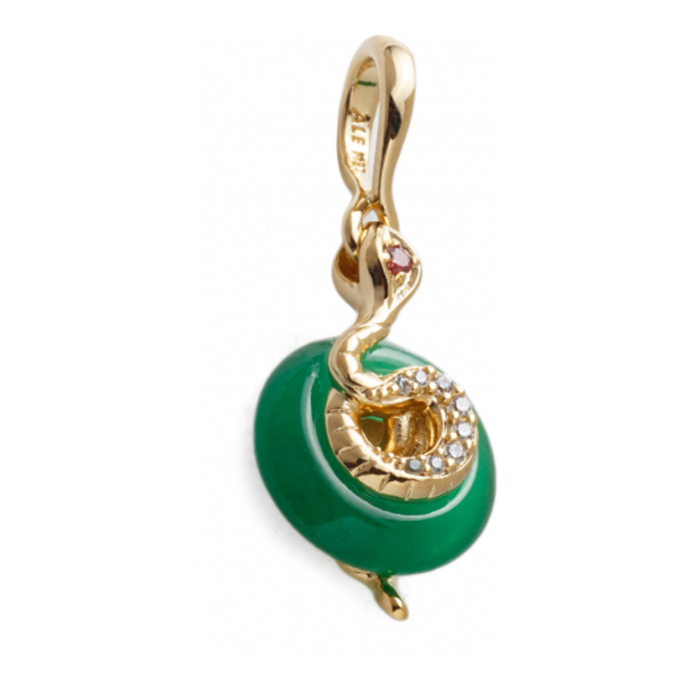Charm 'Snake Green Murano' pour Femmes