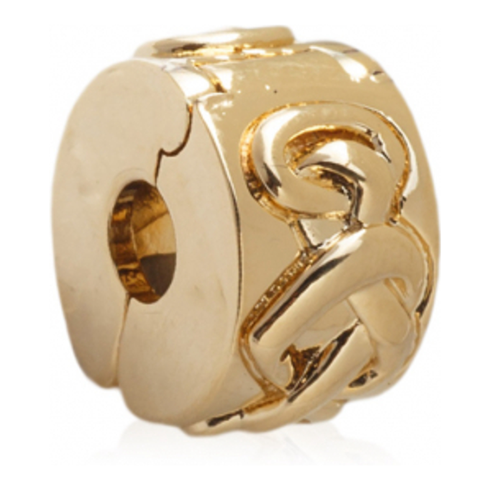 Women's 'Clip Braided Hearts' Charm