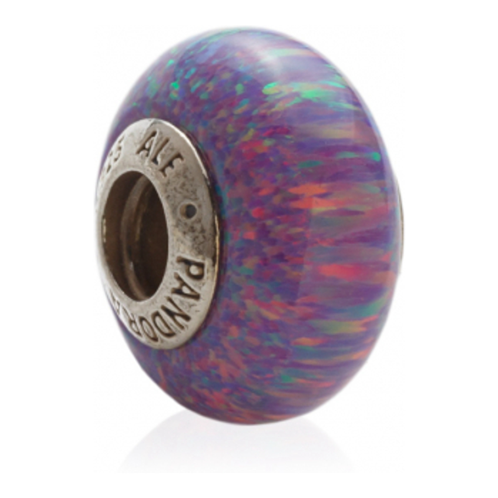 Charm 'Purple Glitter Opal' pour Femmes